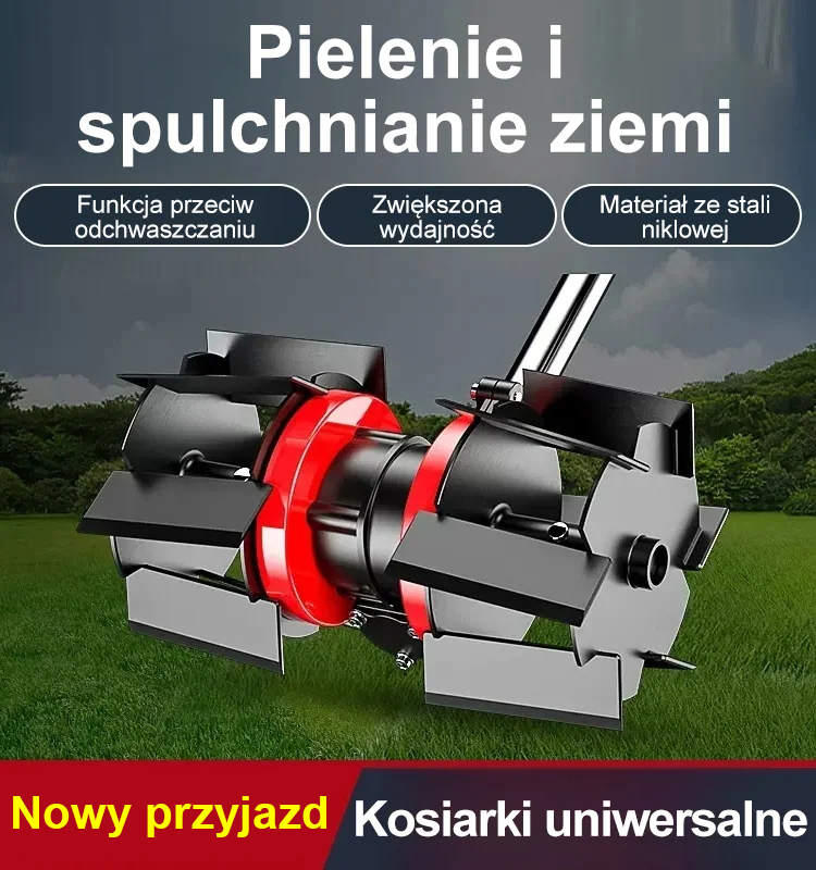 Pielenie i luzowanie kół kosiarek do trawy