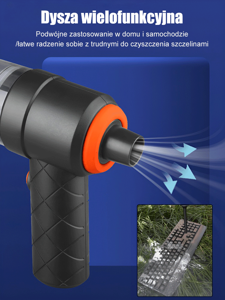 Bezprzewodowy odkurzacz samochodowy