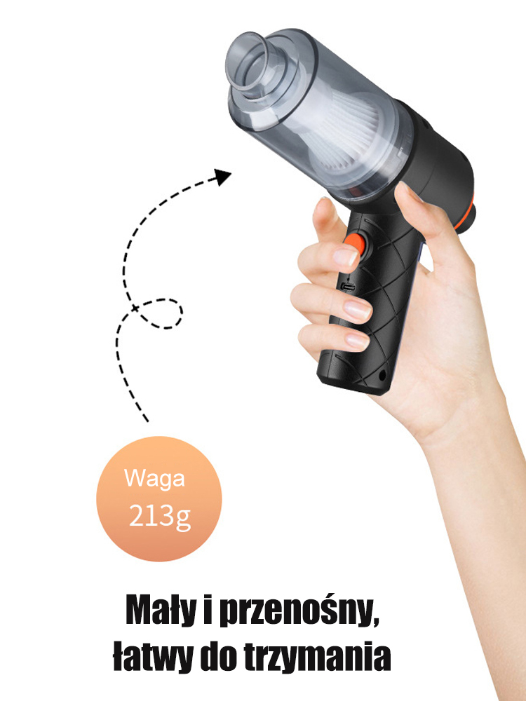 Bezprzewodowy odkurzacz samochodowy