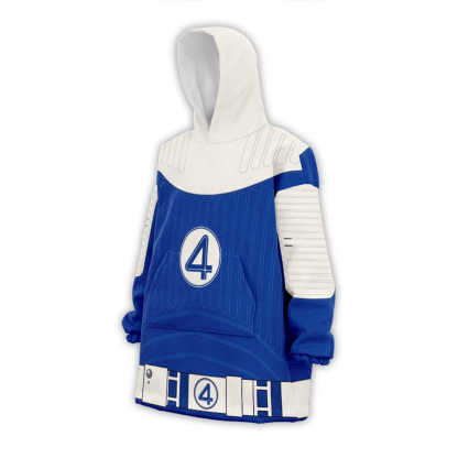 The Fantastic Four 2025 First Steps Thing Ben Grimm Uniform Cosplay Hoodie