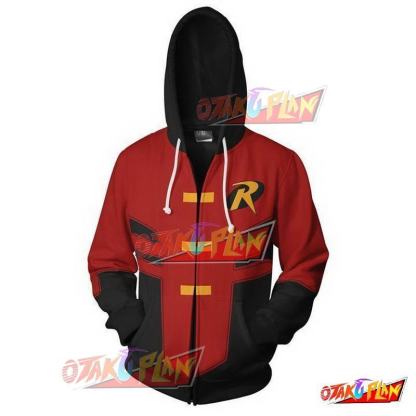 Robin Tim Hoodie - Drake Young Justice Jacket-otakuplan