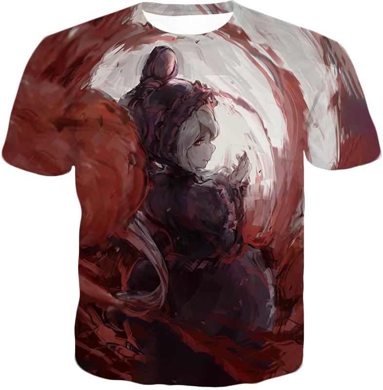 Overlord True Vampire Cute Shalltear Bloodfallen Cool Anime Art T-Shirt OL025-otakuplan