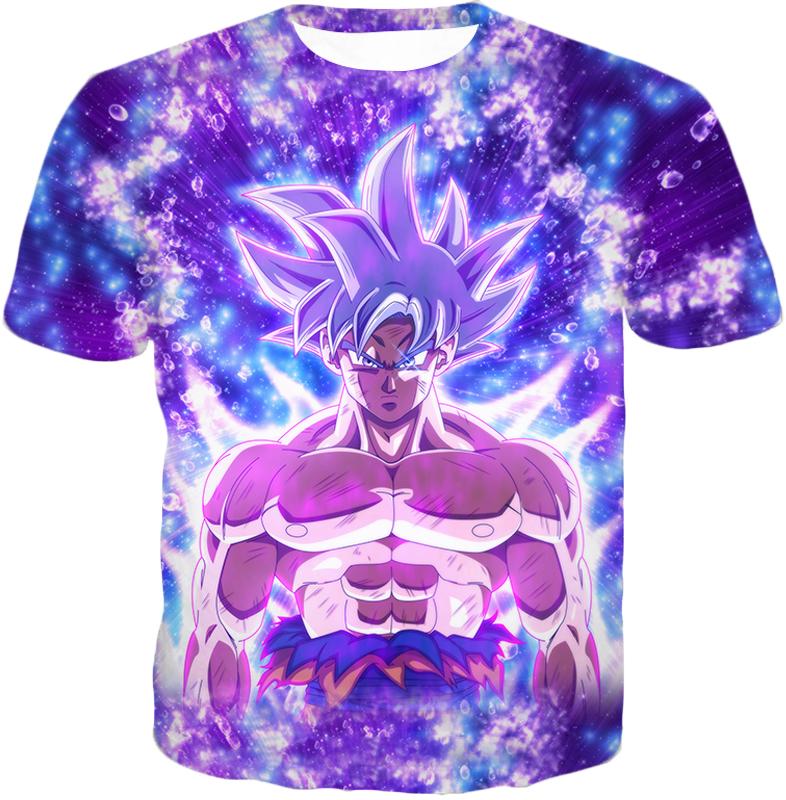 Dragon Ball Super Awesome Ultra Instinct Goku Cool Anime Promo Graphic T-Shirt DBS044-otakuplan