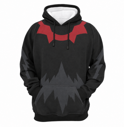 Darkrai Black Ruff Cosplay Hoodie - front view