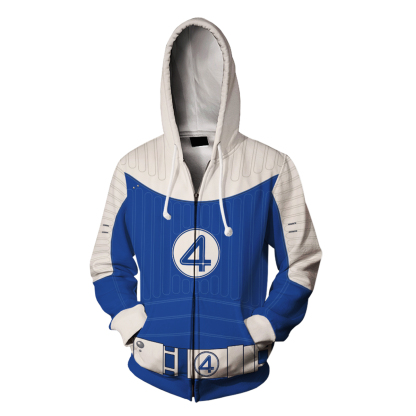 The Fantastic Four 2025 First Steps Thing Ben Grimm Uniform Cosplay Hoodie