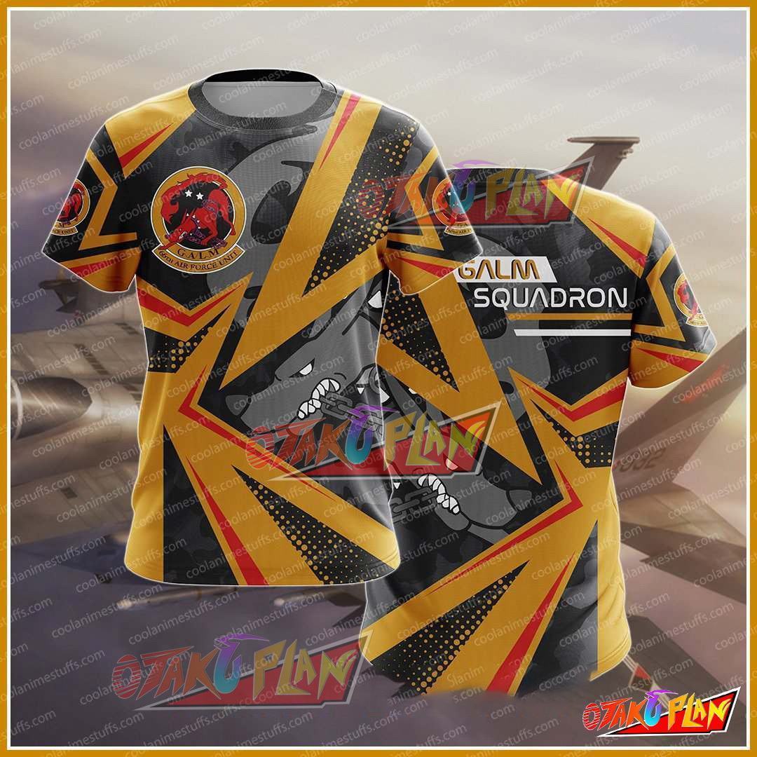 Ace Combat Galm Squadron T-shirt-otakuplan