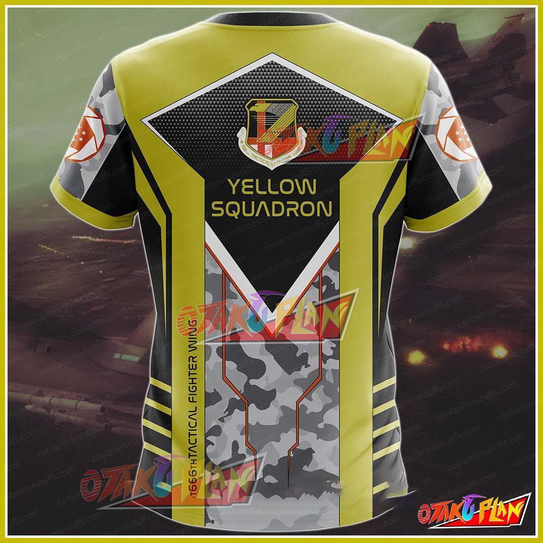 Ace Combat Yellow 13 Yellow Squadron T-shirt-otakuplan