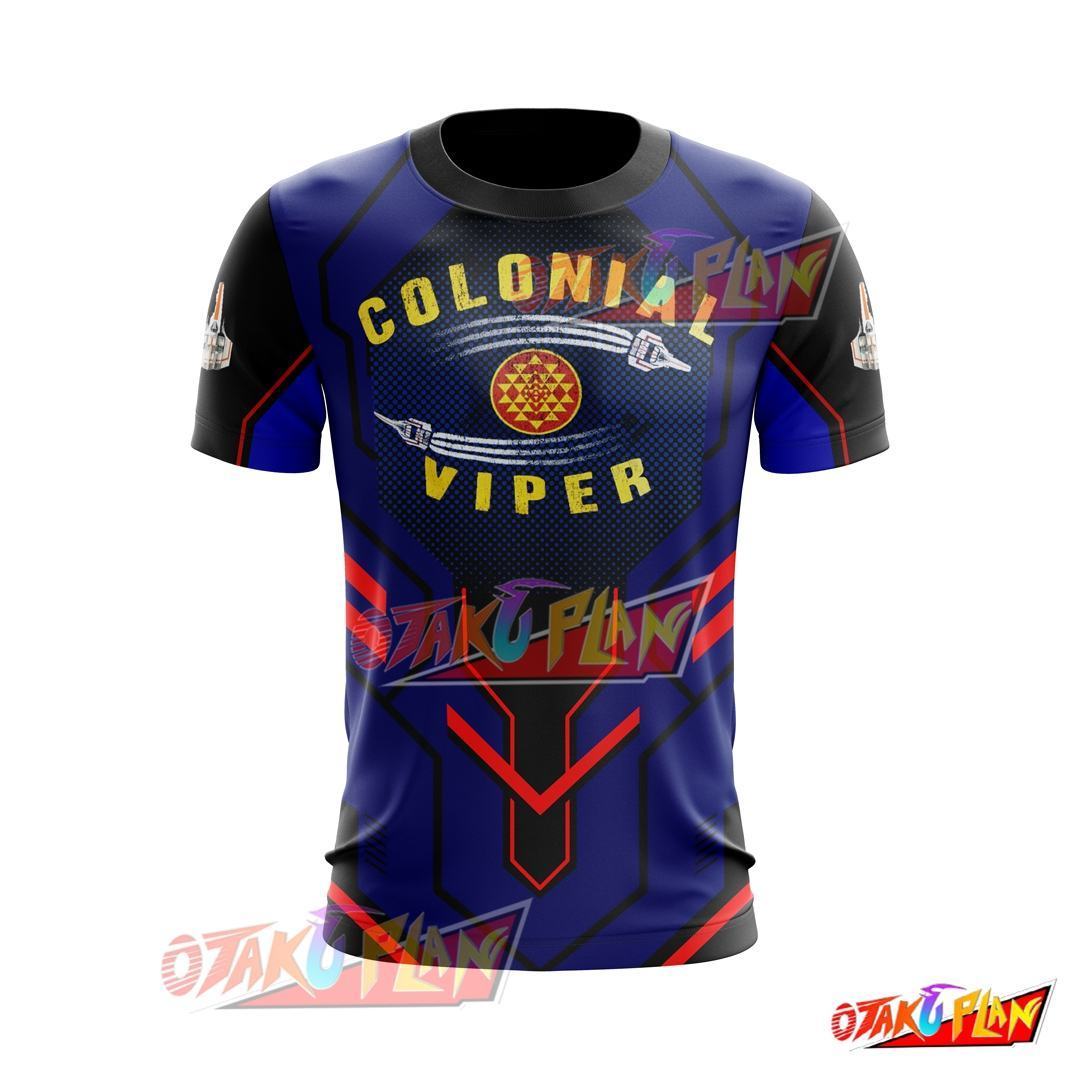Battlestar Galactica Colonial Viper T-shirt B1-otakuplan