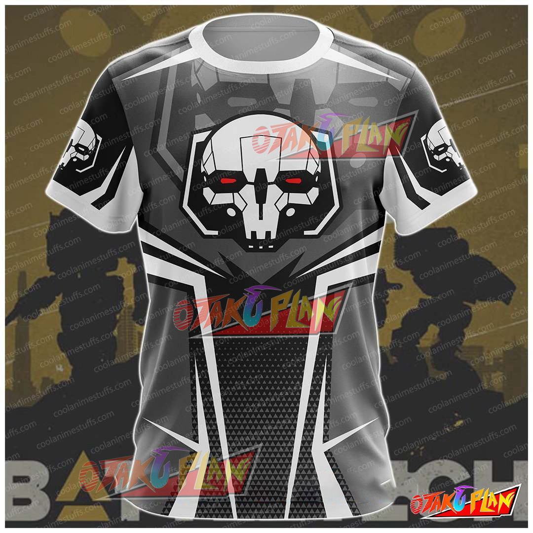 BattleTech Tactical White T-shirt-otakuplan