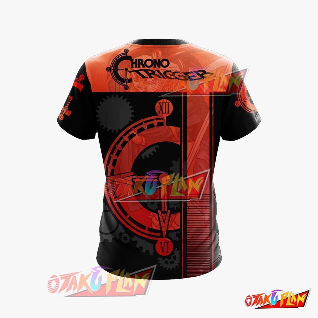 Chrono Trigger Crono Red Cosplay T-shirt-otakuplan