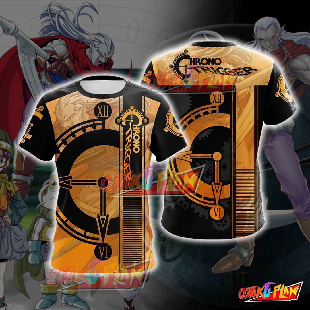 Chrono Trigger Janus Golden Cosplay T-shirt-otakuplan