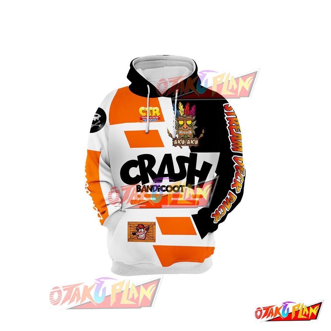Crash Bandicoot Cosplay Hoodie-otakuplan