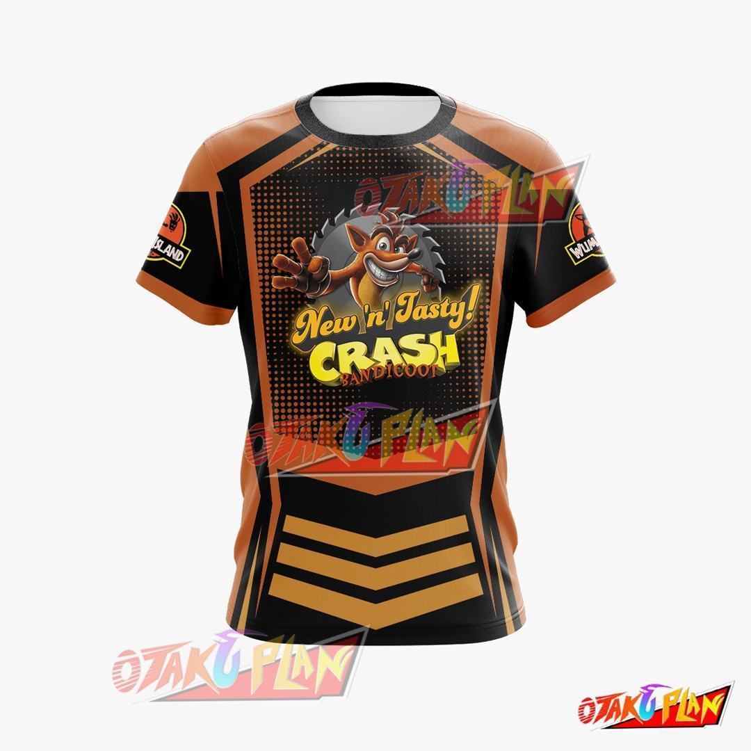 Crash Bandicoot Wumpa Islands Orange T-shirt-otakuplan