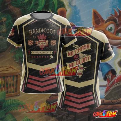 Crash Bandicoot Wumpa Islands T-shirt-otakuplan