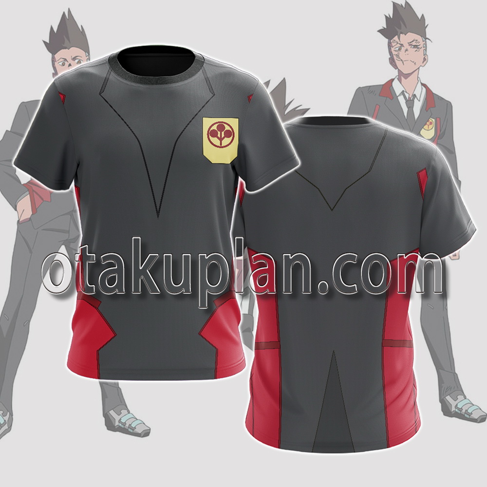 Cyberpunk Edgerunners Arasaka Academy Uniform Cosplay T-shirt