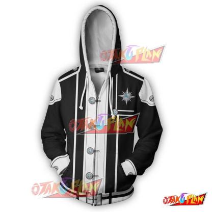 D Gray Man Yu Kanda Zip Up Hoodie-otakuplan