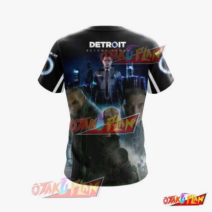 Detroit Become Human Black T-shirt-otakuplan