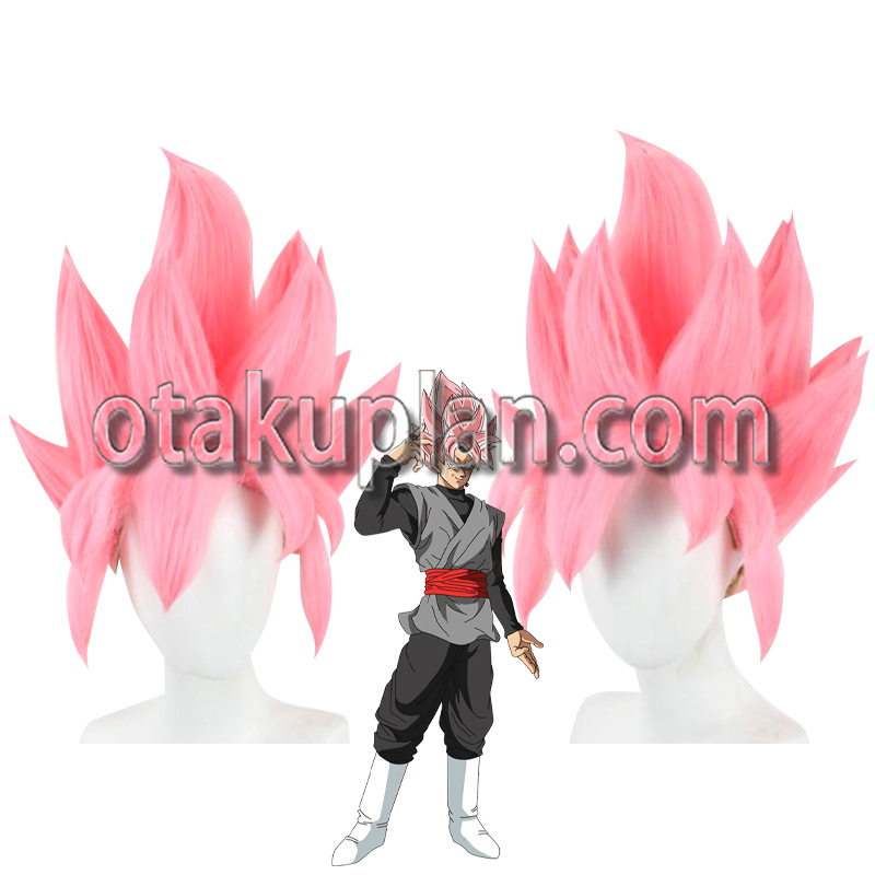 Dragon Ball Black Goku Red Cosplay Wigsotakuplan