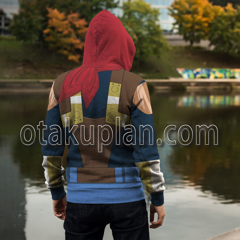 Dragon Ball Super Android 17 Cosplay Zip Up Hoodie – otakuplan