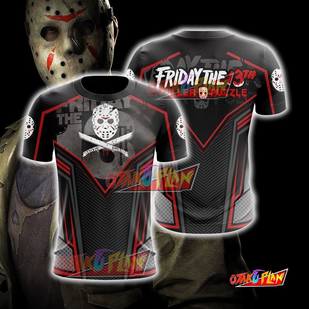 Friday The 13th Jason Voorhees F1 T-shirt-otakuplan