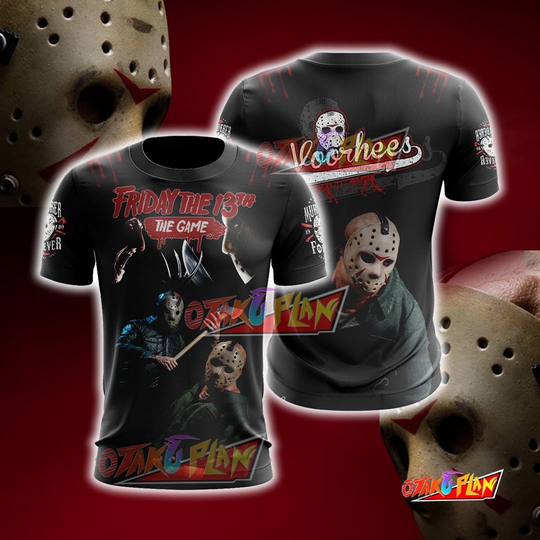 Friday The 13th Jason Voorhees F2 T-shirt-otakuplan