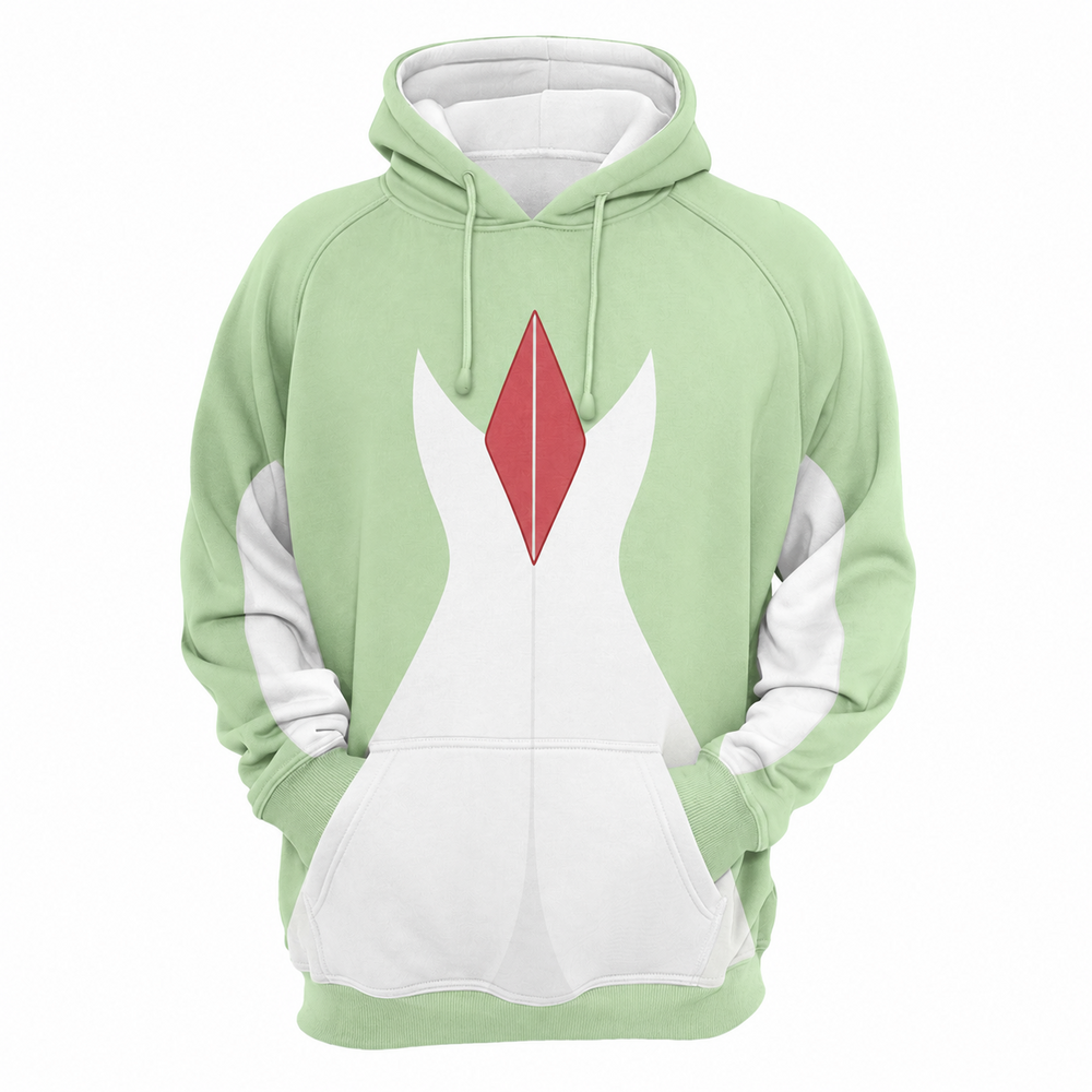 Gardevoir Mint Flow Cosplay Hoodie - front view