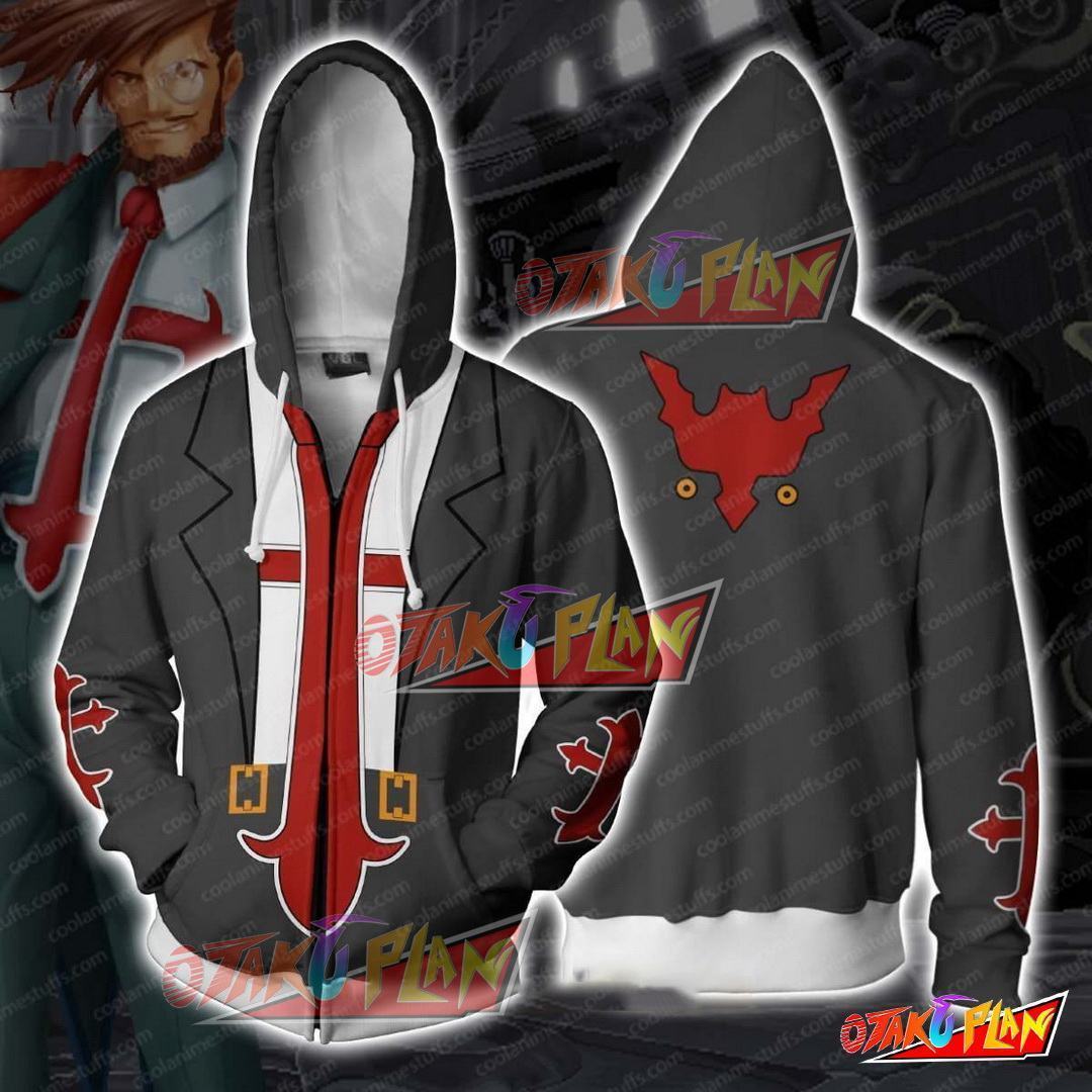 Guilty Gear Slayer Zip Up Hoodie-otakuplan