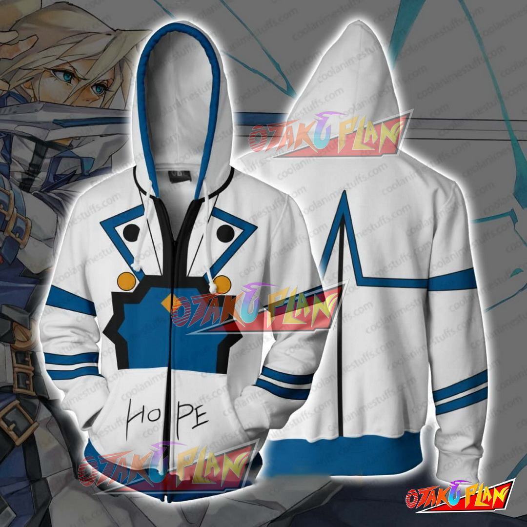 Guilty Gear Xrd Ky Kiske Zip Up Hoodie-otakuplan