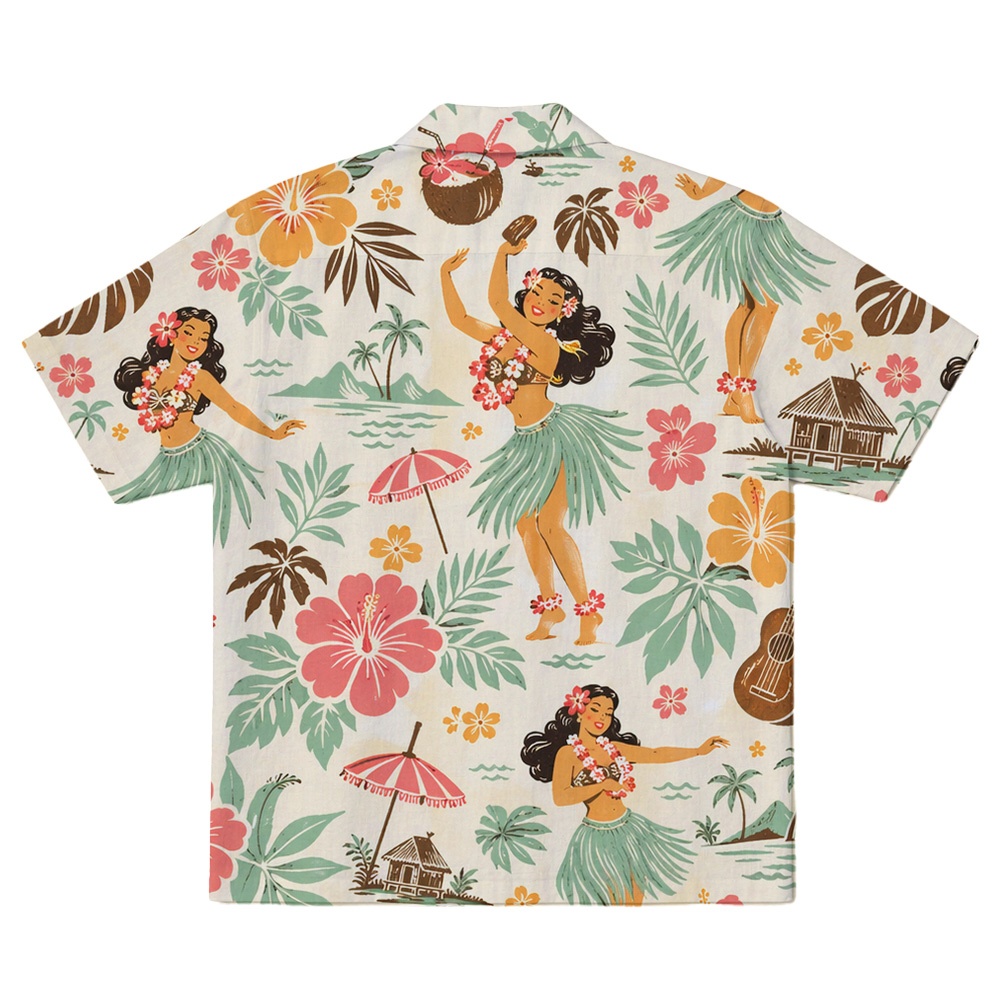 Hawaii Hula Island Hula Camp Shirt