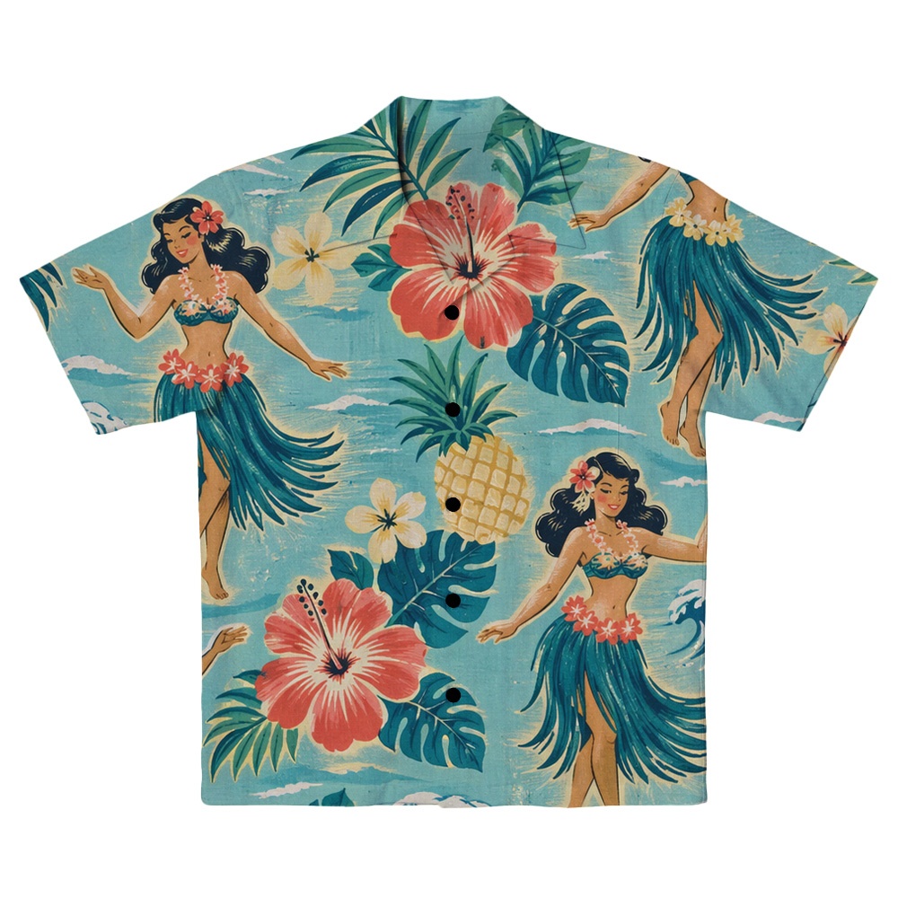 Hawaii Hula Lagoon Hula Camp Shirt