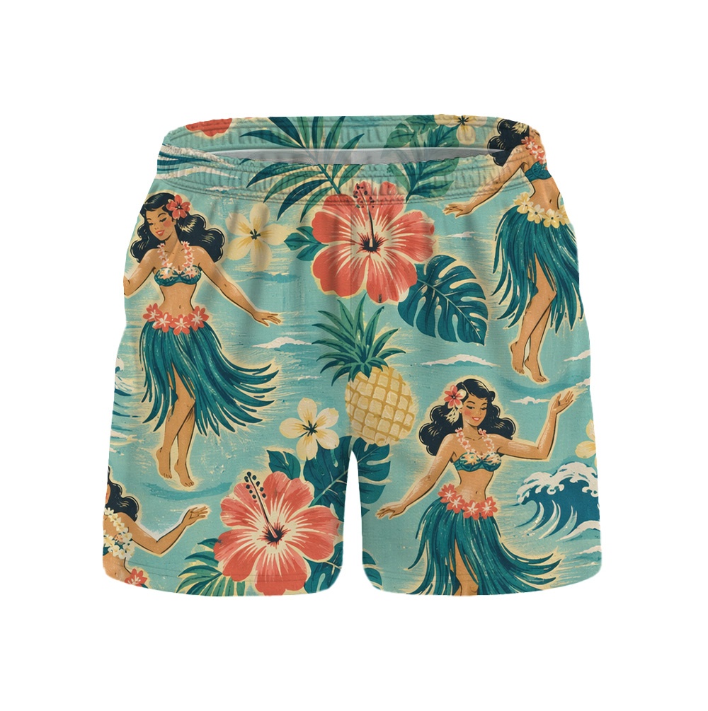 Hawaii Hula Lagoon Hula Camp Shirt
