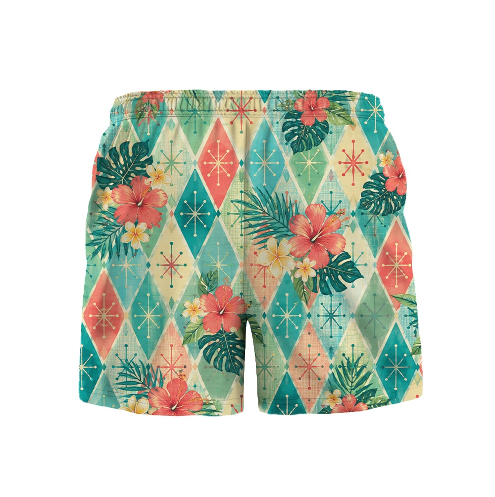 Hawaii Jade Atomic Diamond Shore Camp Shirt