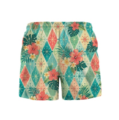 Hawaii Jade Atomic Diamond Shore Camp Shirt