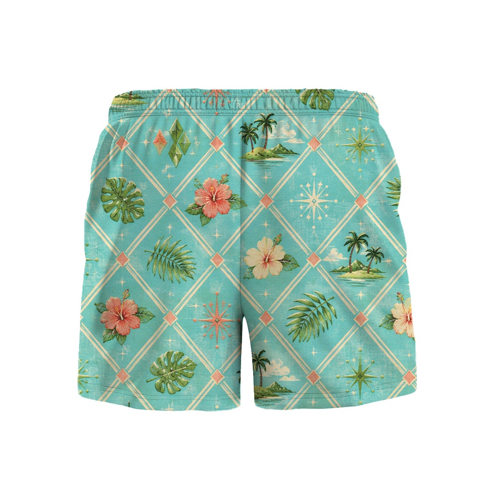Hawaii Powder Atomic Sunset Diamond Camp Shirt