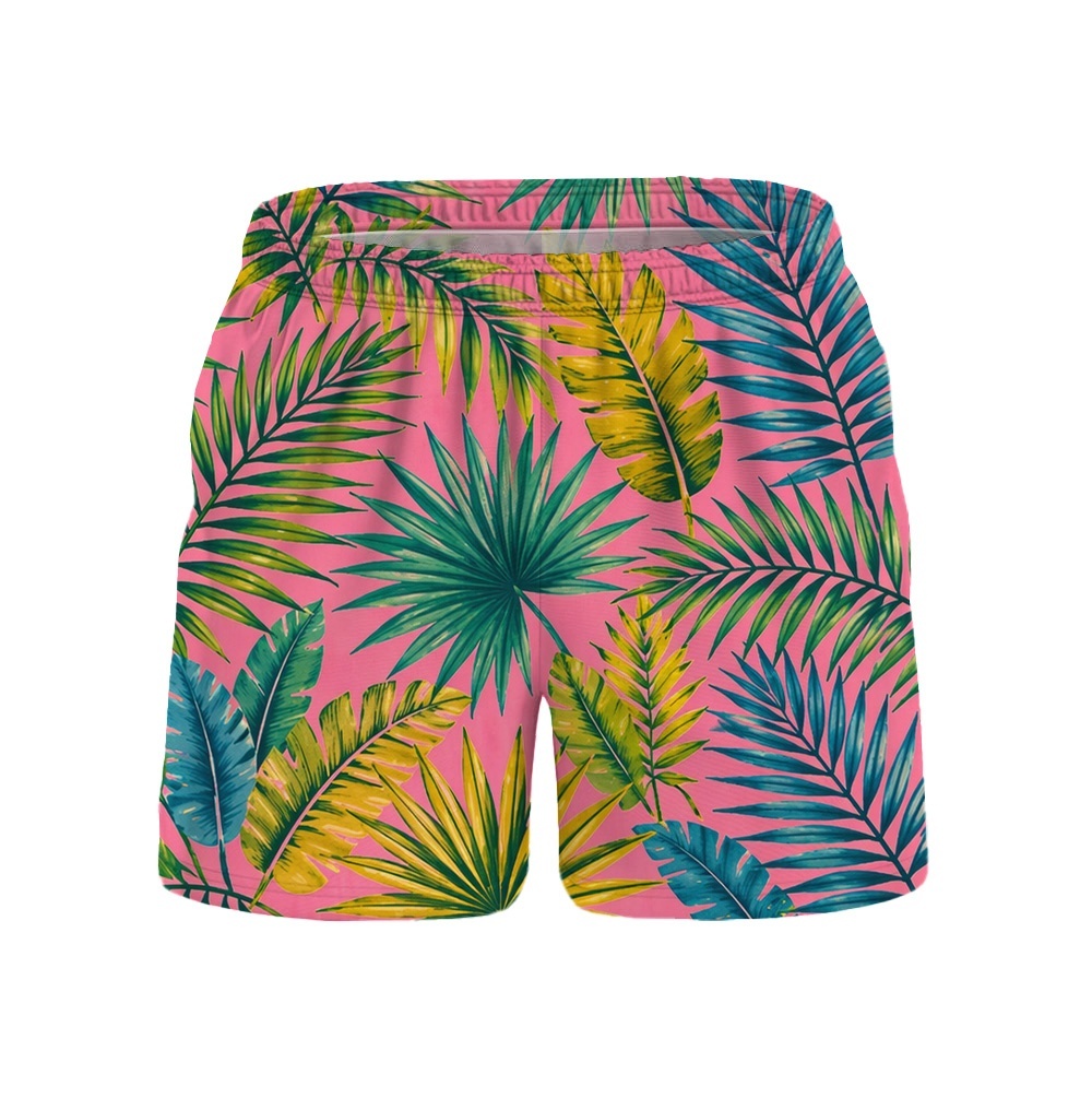 Hawaii Tiki Neon Palm Camp Shirt