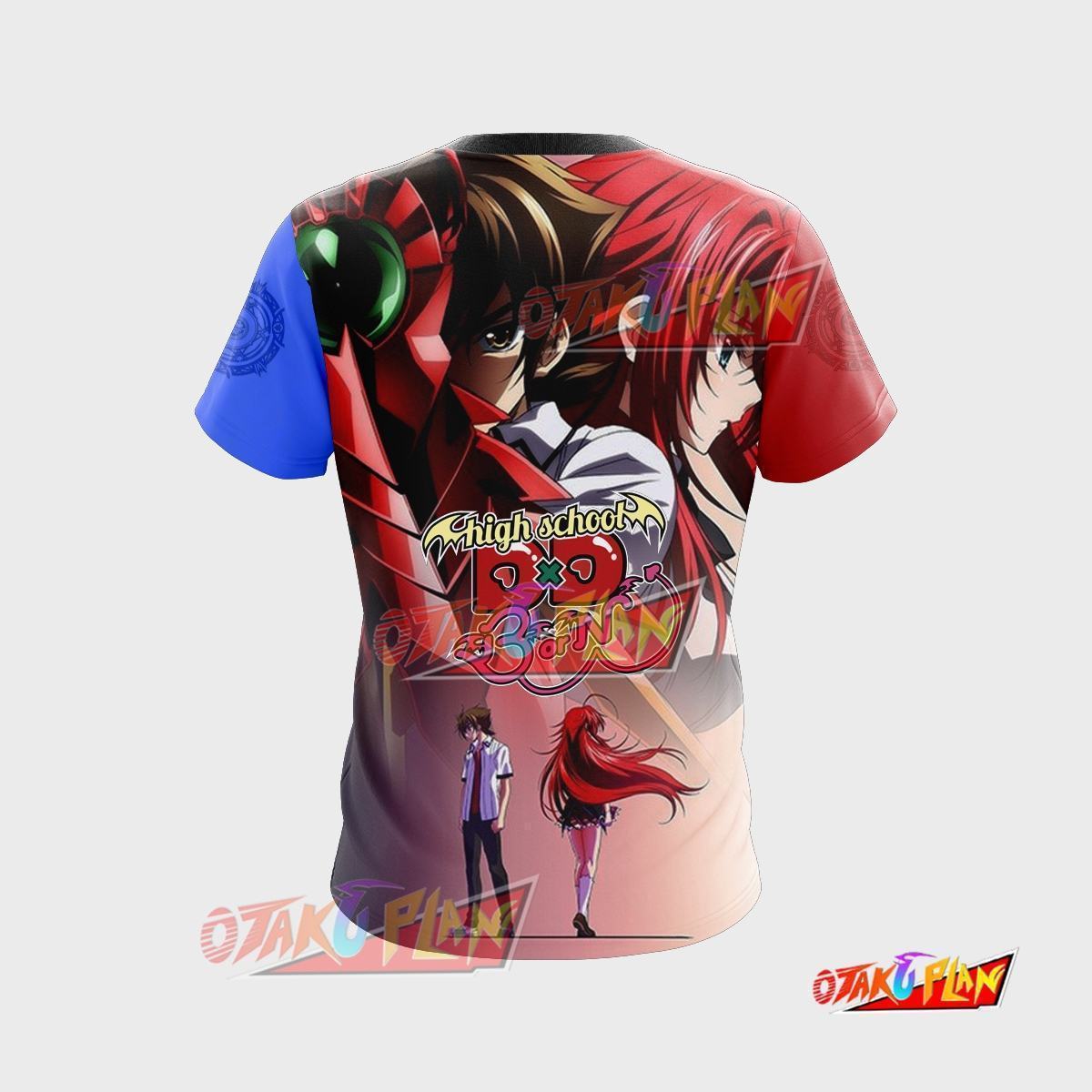 High School DxD White And Red T-shirt-otakuplan