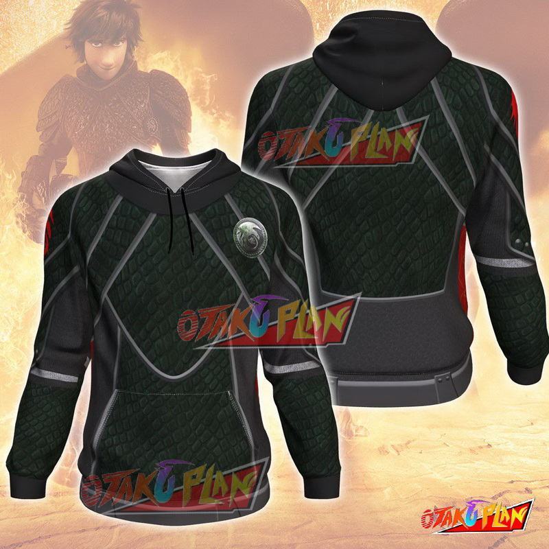How To Train Your Dragon All Over Print Pullover Hoodie-otakuplan