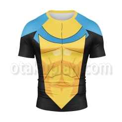Invincible Mark Grayson Rash Guard Compression Shirt-otakuplan