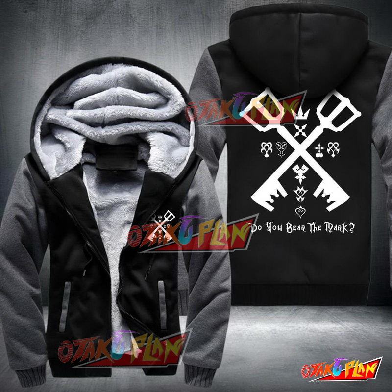 Kingdom Hearts Fleece Jacket-otakuplan