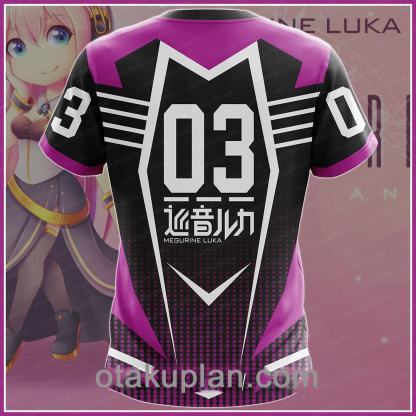 Luka Vocaloid Pink T-shirt-otakuplan