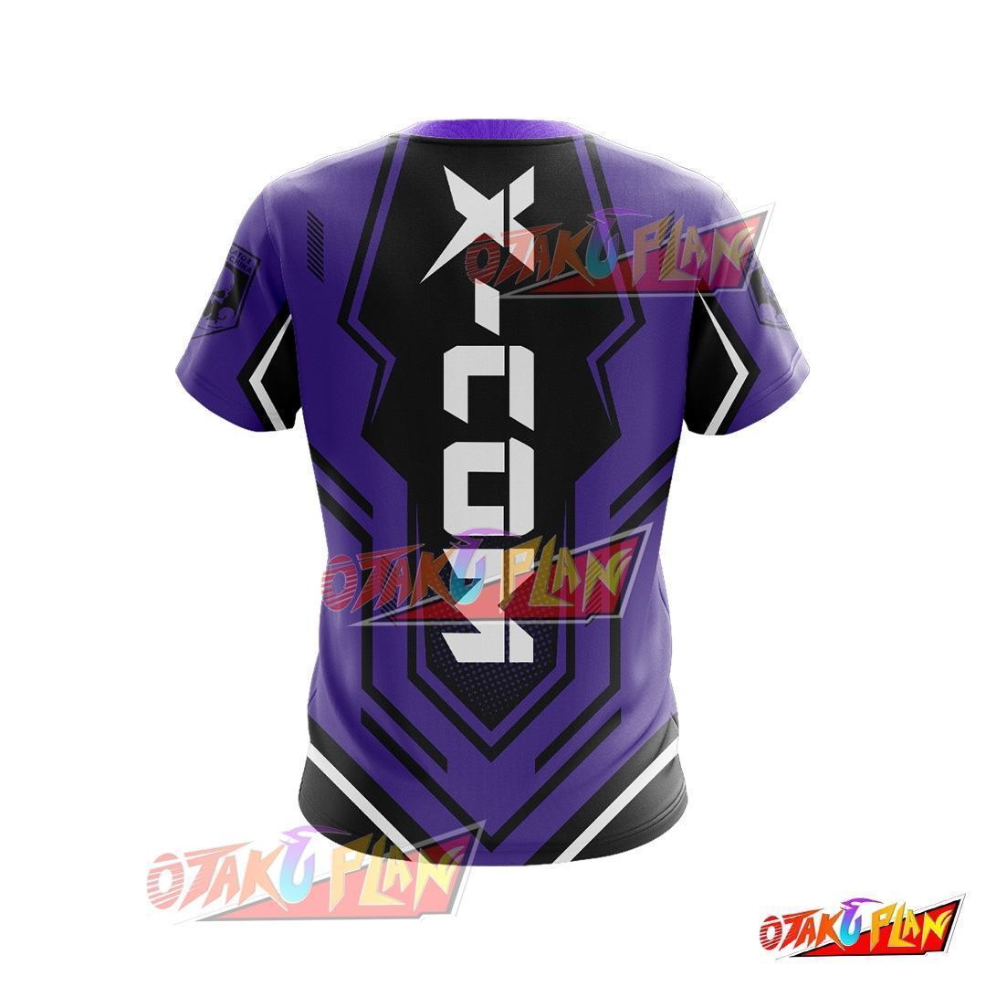 MEC Troopers X-com Purple T-shirt-otakuplan