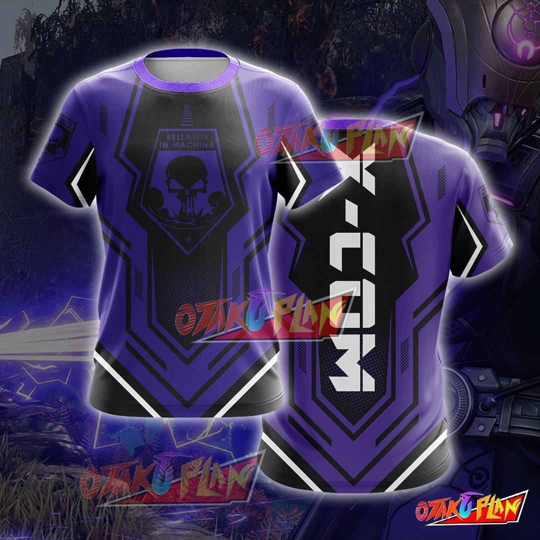 MEC Troopers X-com Purple T-shirt-otakuplan