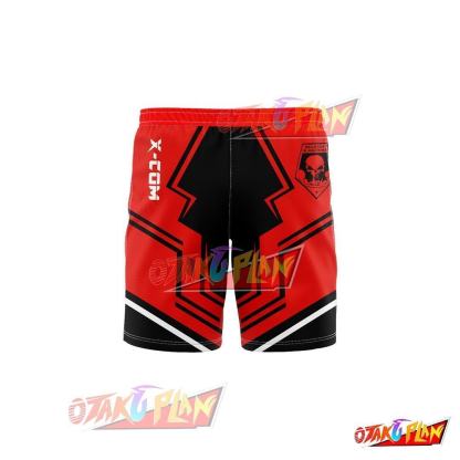 MEC Troopers X-com Red Shorts-otakuplan