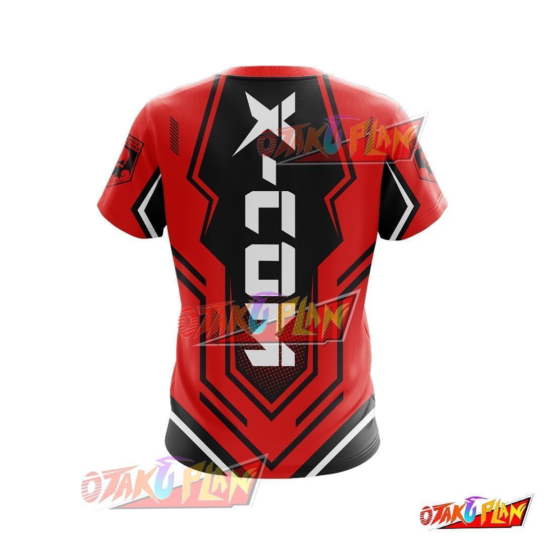 MEC Troopers X-com Red T-shirt-otakuplan