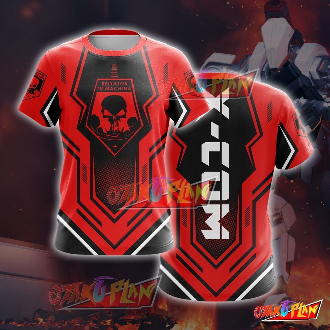 MEC Troopers X-com Red T-shirt-otakuplan