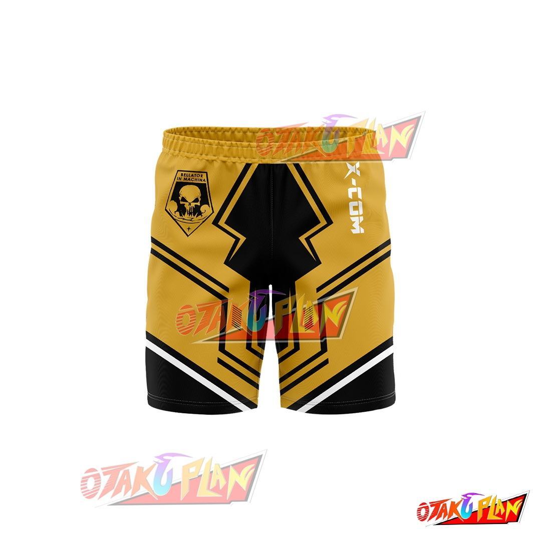 MEC Troopers X-com Yellow Shorts-otakuplan