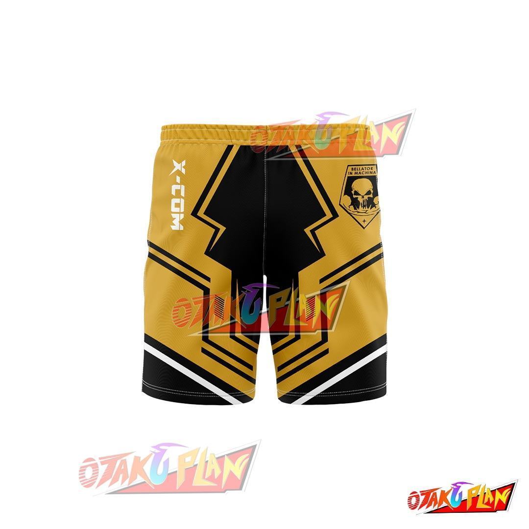 MEC Troopers X-com Yellow Shorts-otakuplan
