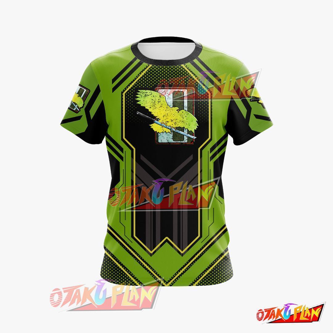 Mechwarrior Clan Jade Falcon Cosplay T-Shirt-otakuplan