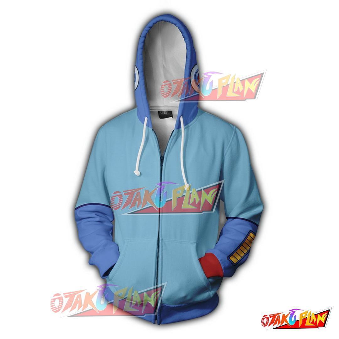 Mega Man Zip Up Hoodie-otakuplan
