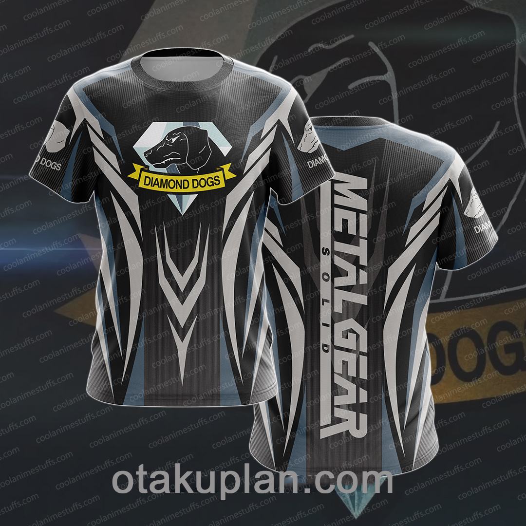 Metal Gear Solid Diamond Dogs T-shirt-otakuplan